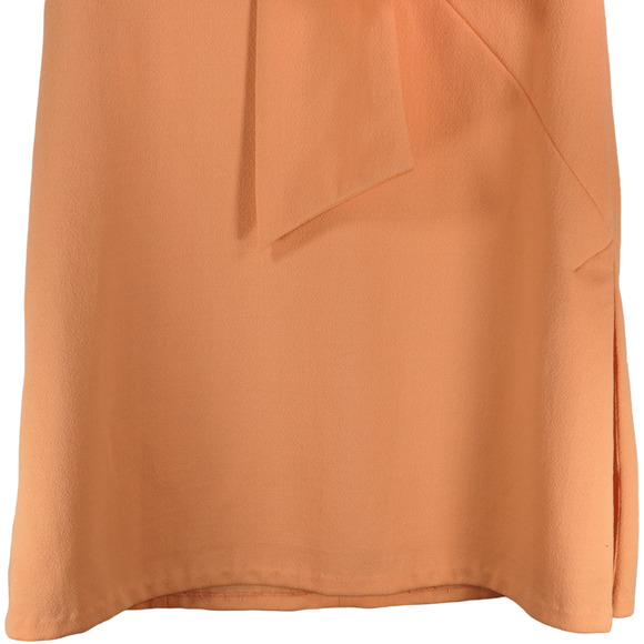 Vintage Wilshire of Boston Dress Womens Large Orange Large Bow Union Made Career - Picture 7 of 9